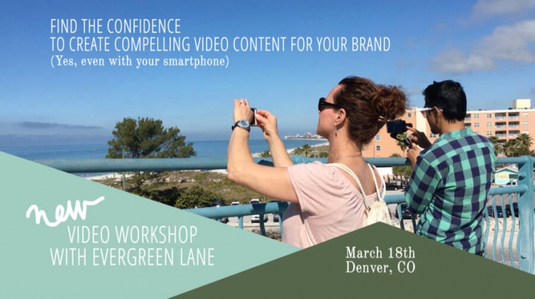 Video Workshop by Evergreen Lane Productions for creative entrepreneurs
