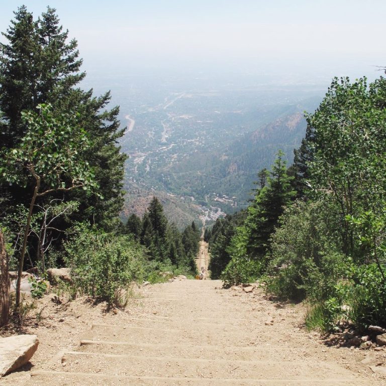 Manitou Incline, one of the best hikes near Colorado Springs
